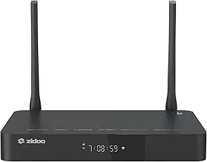 مدیا پلیر zidoo Z9X 8K- 8K HDR، سیستم عامل اندروید 11، پردازنده Amlogic S928X-K 6G+64G، موتور ویدیویی VPU و موتور تصویر VS10، 4K Ultra HD Blu-ray، BDMV/ISO، برای پخش ویدیو و صدا