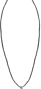 گردنبند ماکت هتل Hazbin KeeKee BLACK NONE