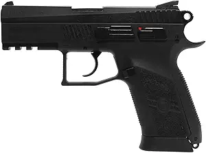 ASG CZ 75 P-07 Duty Black and Two Tone CO2 BB Gun Pistol .177 Cal Steel, Blowback and Non-Blowback