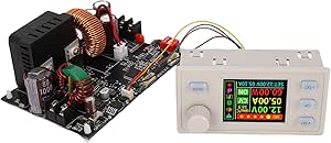 منبع تغذیه تنظیم شده DC CNC Eujgoov، ماژول کاهش ولتاژ 20A 1200W، منبع متغیر فشرده برای درایور LED با نمایشگر دیجیتال