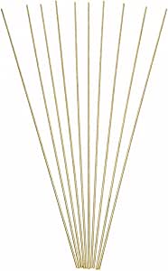 10 عدد سیم میله های جوشکاری برنجی برای تعمیر جوشکاری لحیم کاری 1.6 x 250 میلی متر