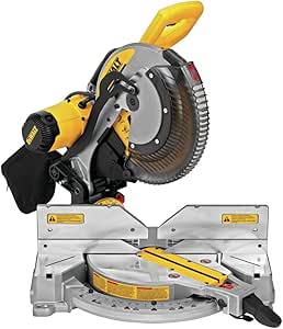 Dewalt Miter Saw ، 12 اینچی ، دوتایی ، ترکیب ، برش XPS ، 15-AMP (DWS716XPS)