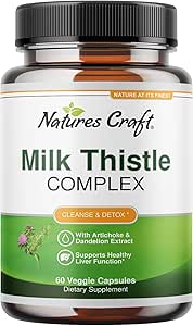 قرص‌های سم‌زدایی کبد نیچرز کرافت – مکمل پشتیبان کبد با عصاره ریشه کنگر فرنگی قاصدک – مکمل سم‌زدایی کبد با سم‌زدایی پاک‌کننده کبد خار مریم