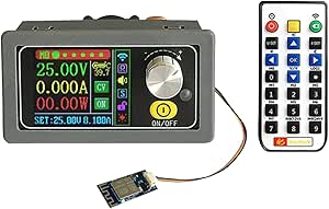 XY5008XY5008-W تنظیم کننده ولتاژ DC منبع تغذیه قابل تنظیم CNC ماژول باک جریان ثابت 400W 50V 8A CC CV Lab مبدل متغیر نسل دوم 1 صفحه نمایش بزرگ 8 اینچی کلید عددی از راه دور