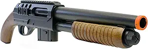 BBTac Airsoft Shotgun – M47 Sawed-Off Pump Action Shotgun Spring Powered for Tactical Game Play & Milsim Training, Airsoft Gun با عملکرد بالا 330 فریم در ثانیه