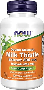 Now Foods Silymarin Milk Thistle – 300 میلی گرم، 100 کپسول گیاهی