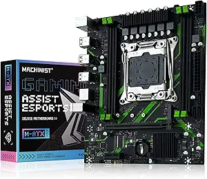 مادربرد MACHINISIT LGA 2011-3 X99 Micro ATX Mainboard برای پردازنده های سری Intel Xeon E5 V3 V4 (DDR4 Max 128GB، PCIe 3.0، پروتکل M.2، Gigabit LAN)، سرور PC X99 PR9-H