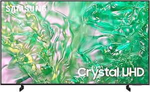 سامسونگ 65 اینچی Crystal UHD TV ، DU8000 ، 4K ، رنگ کریستالی پویا ، طراحی Airslim ، Samsung Knox Security ، Samsung TV Plus ، Tizen Smart TV ، UA65DU8000UXZN (2024 – نسخه UAE)