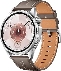Huawei Watch GT 6 Watch Smart ، 46 میلی متر ، تا 21 روز عمر باتری ، ساعتهای هوشمند GPS با حالت 100+ ورزش ، دوچرخه سواری ، iOS و Android سازگار ، بهزیستی عاطفی ، نظارت بر سلامتی ، خاکستری