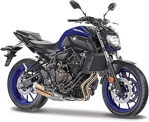 موتور سیکلت Maisto Yamaha MT07 – مقیاس 1:18 – مدل موتور سیکلت کلکسیونی کپی دای کست با جزئیات باورنکردنی، مشکی