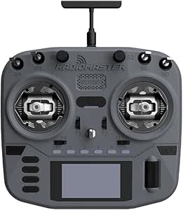 RadioMaster Boxer Crush EdgeTX 2.4G 16CH Remote Control ELRS with Gimbal AG01 Salon (خاکستری)