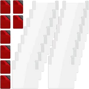 برچسب الکترواستاتیک 24 عددی برای داش کم استیکر دو طرفه داش کم فیلم الکترواستاتیک ضد آب و هوا برای نصب دوربین داش برای نصب فنجان مکش