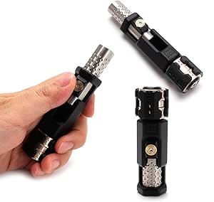 اسباب‌بازی اسلایدر فلزی VANANA برای بزرگسالان – مکانیزم فشار و چرخش 5 درجه با صدای کلیک آرام‌بخش، ابزار کاهش اضطراب، هدیه میز حسی برای بزرگسالان (مشکی)