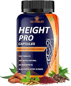 کپسول Nutriley Height For Women & Men 60 کپسول (بسته 1 عددی) 100 گرم
