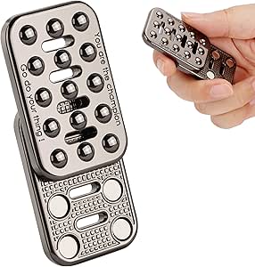 فیجت اسباب‌بازی بزرگسالان اسلایدر فلزی فیجت با توقف‌ها و صدای واضح (بدون صدای تلق)، هدیه خلاقانه مغناطیسی فیجت اسباب‌بازی Cheer Up برای بزرگسالان، اسباب‌بازی‌های حسی EDC