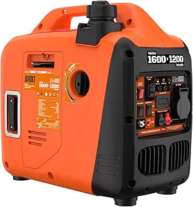 ژنراتور اینورتر AIVOLT 1600W، موتور 4 زمانه 60 سی سی، 50/60 هرتز، مناسب برای مصارف اضطراری خانگی، فوق العاده سبک و بی صدا