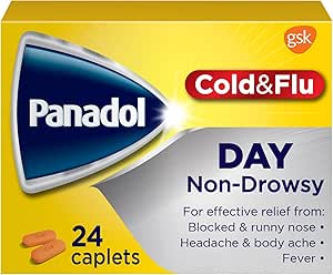 24 قرص پانادول در روز بدون خواب آلودگی سرماخوردگی و آنفولانزا