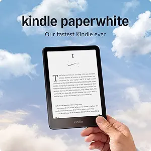 Amazon Kindle Paperwhite 16GB (جدیدترین مدل) – سریعترین کیندل ما با صفحه نمایش جدید 7 اینچی بدون تابش خیره کننده و هفته ها عمر باتری – مشکی