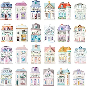 مجموعه کامل 24 کوزه دهکده ادویه Lenox