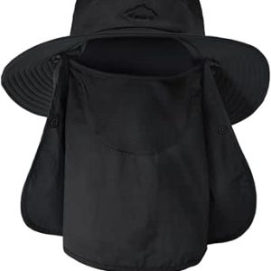 کلاه ماهیگیری کلاه آفتابی مردانه تابستانی کلاه آفتابگیر با خشک شدن سریع در فضای باز کلاه آفتابگیر ماهیگیری کلاه آفتابگیر تنفسی کلاه صورت زنانه، سگک جداشدنی با طناب توری ضد باد و ضد رطوبت و خشک شدن سریع