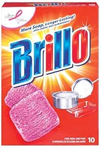 پدهای پشمی فولاد بریلو (10 تعداد)