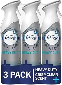 خوشبو کننده هوا Febreze Heavy Duty Crisp Clean، 8.8 اونس، بسته 3 عددی