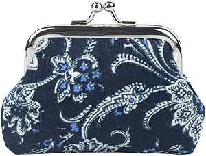 کیف پول سکه ای کیس قفل، کیف دستی قدیمی با قلاب قفل بوسه ای برای زنان، کیف کادویی جیبی سکه ای برای تعویض کیف پول کیف پول کوچک کیف پول باکیفیت قدیمی