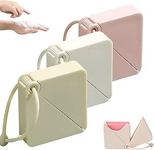 ورقه صابون کاغذی قابل حمل، صابون دستی سفری یکبار مصرف برای کمپینگ، پیاده روی، استفاده در فضای باز و داخل ساختمان، صابون جیبی زیست تخریب پذیر، معطر برای شستشوی راحت دست (3 جعبه)