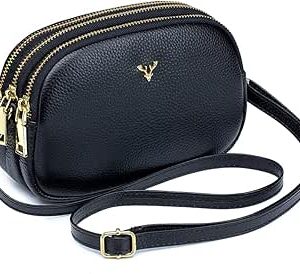 کیف های کوچک کراس بادی کیف های دستی شانه چرم اصل کیف های موبایل با طرح های مد روز برای زنان و دختران