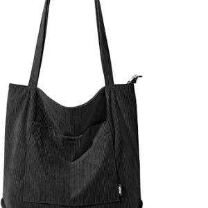 کیف دستی زنانه KALIDI کیف دستی شانه ای بزرگ با جیب زیپی کیف دستی گاه به گاه دوره گردی با ظرفیت بزرگ کیف کار خرید