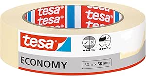 نوار پوششی tesa یونیورسال اکولوگو – نوار نقاش، حذف 4 روزه بدون باقی مانده، بدون حلال – باریک، 50 متر در 30 میلی متر