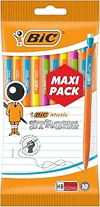 مداد مکانیکی یکبار مصرف قوی Bic Matic 0.9 میلی متری ماکسی بسته 10 عددی