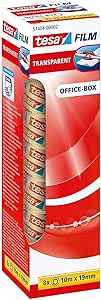 Tesafilm 8X TRANSPARANT 10M x 19MM شفاف