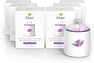 Dove Nourishing Hand Wash Nouchless Dispenser Refill Refill Lavender and Chamomile Hand Mourishing Hand Mourishing 10.1 oz 6-pack