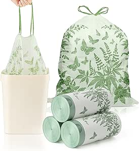 کیسه های زباله VOK 8 گالن با پروانه ناز چاپ شده 75 تعداد