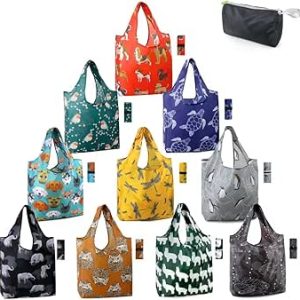 کیسه های مواد غذایی قابل استفاده مجدد برای خرید بسته 5 تاشو قابل شستشو