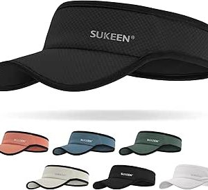 کلاه محافظ Sukeen Sport Performance برای زنان مردانه، کلاه آفتابی سبک با قابلیت بسته بندی درپوش خالی برای محافظت در برابر آفتاب و فضای باز