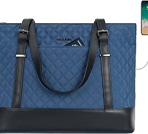 کیف لپ تاپ KROSER برای زنان، کیف کار کیف معلم کیف لپ تاپ 15.6 اینچی کامپیوتر