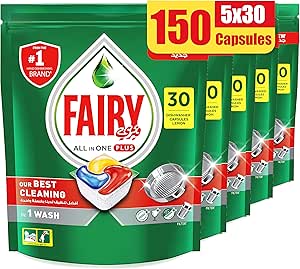 قرص شوینده ماشین ظرفشویی Fairy All in One Plus 150 قرص