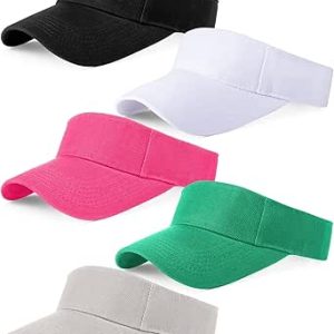 KASTWAVE 5 عدد کلاه آفتاب گیر اسپرت گیر زنانه کلاه گلف مردانه مردانه کلاه زیر گیر مردانه قابل تنظیم کلاه آفتابگیر ورزشی مردانه زنانه