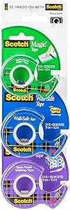 Scotch Tapes Promo 14 – نوار جادویی + نوار چسب دیواری + نوار بسته بندی هدیه، پخش کننده نوار مختلف برای همه موارد، یکی کامل را انتخاب کنید، 3 تلگراف / بسته