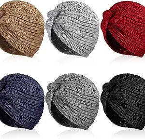 سوهین 6 عدد سرپوش شیمی زنانه برای بیماران مبتلا به سرطان گرم کلاه سر کلاه بسته بندی عمامه بافتنی کلاه حبوباتی روسری خواب گشاد