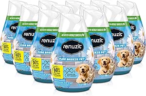خوشبو کننده هوا ژل رنوزیت، حیوان خانگی نسیم خالص، بوی بد حیوانات خانگی، 12 تعداد