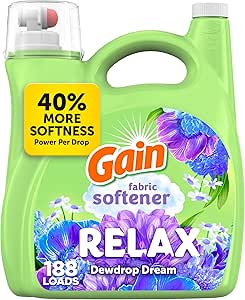 نرم کننده پارچه مایع گین (نرم کننده پارچه)، Relax، 127 اونس، 188 بار