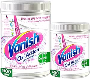 پودر لکه بر اکشن Vanish Oxi لباس سفید 900 گرم + 450 گرم