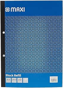 پد شارژی Maxi A4 (210X297mm) 60gsm 200 Sheets Ruled