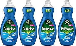 صابون ظرفشویی پالمولیو Ultra Dish Soap Oxy Power Degreaser 32.5 Fl Oz (بسته 4 عددی)