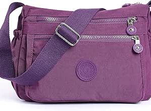 کیف های کراس بادی زنانه کیف دستی ضد آب کیف دستی کیف دستی نایلونی گاه به گاه کیف دستی سبک وزن RFID