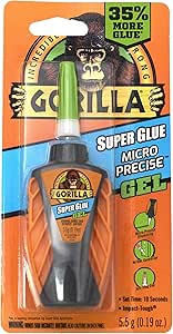 ژل Super Glue Micro Precise Gorilla، 5.5 گرم، شفاف، (بسته 1 عددی)