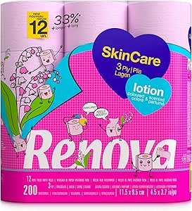 لوسیون کاغذ توالت رنووا – 12 رول لوتد